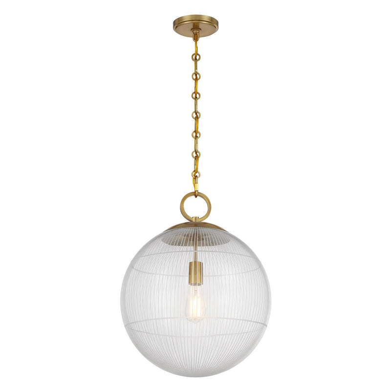 Savoy House 7-1840-1-322 One Light Pendant, Warm Brass (3)
