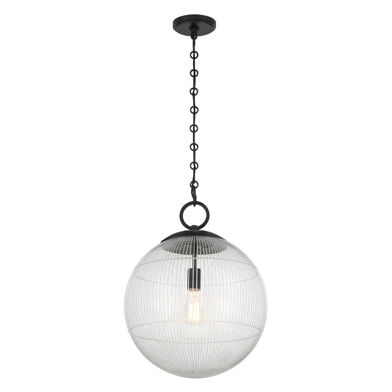 Savoy House 7-1840-1-89 One Light Pendant, Matte Black (3)