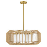 Savoy House 7-2041-4-322 Four Light Pendant, Warm Brass (2)