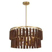 Savoy House 7-2747-4-322 Four Light Pendant, Warm Brass (3)