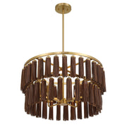 Savoy House 7-2747-4-322 Four Light Pendant, Warm Brass (4)