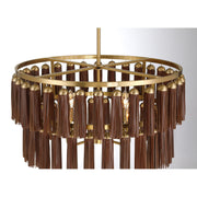 Savoy House 7-2747-4-322 Four Light Pendant, Warm Brass (6)
