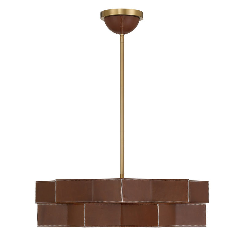Savoy House 7-2749-5-322 Five Light Pendant, Warm Brass (3)