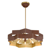 Savoy House 7-2749-5-322 Five Light Pendant, Warm Brass (4)