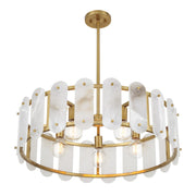Savoy House 7-2911-5-322 Five Light Pendant, Warm Brass (4)