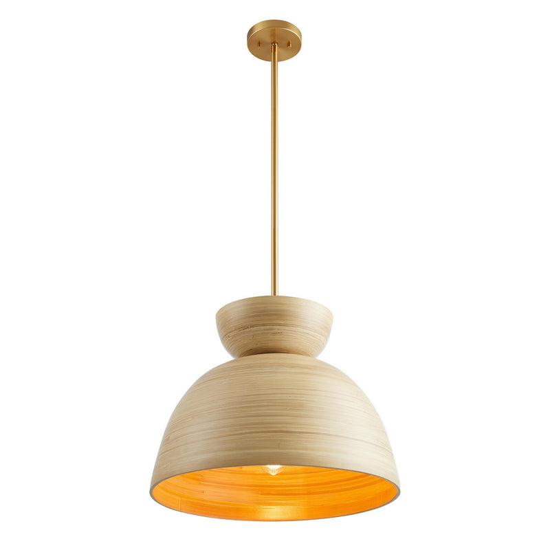 Savoy House 7-2919-1-203 One Light Pendant, Natural Bamboo (5)