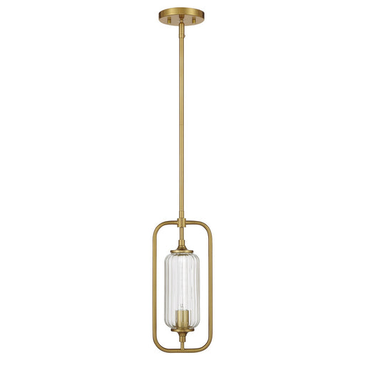 Savoy House 7-3022-1-322 One Light Mini-Pendant, Warm Brass (2)