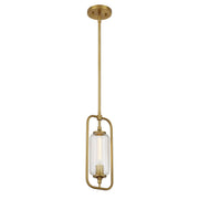 Savoy House 7-3022-1-322 One Light Mini-Pendant, Warm Brass (4)