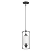 Savoy House 7-3022-1-89 One Light Mini-Pendant, Matte Black (2)