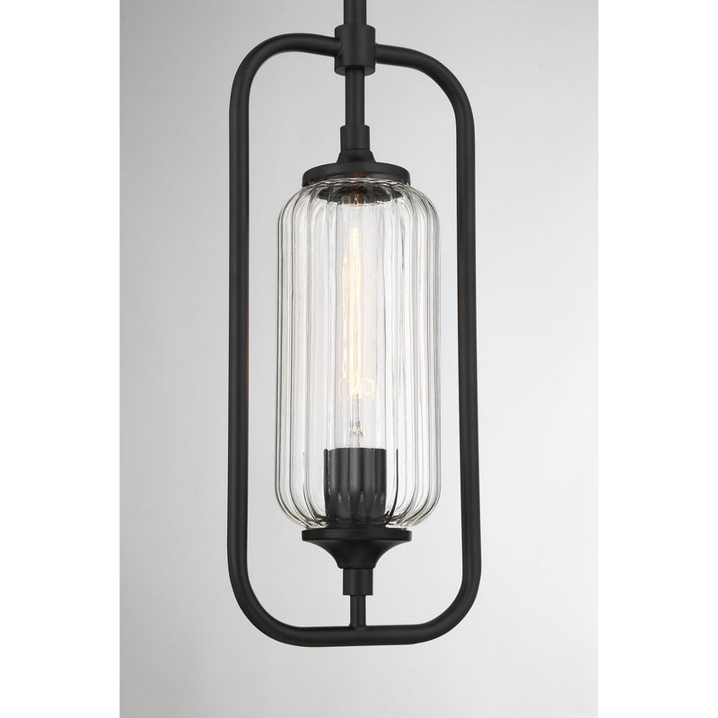 Savoy House 7-3022-1-89 One Light Mini-Pendant, Matte Black (6)