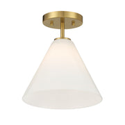 Savoy House 7-4011-1-322 One Light Mini-Pendant, Warm Brass (3)
