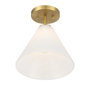 Savoy House 7-4011-1-322 One Light Mini-Pendant, Warm Brass (4)