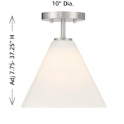 Savoy House 7-4011-1-SN One Light Mini-Pendant, Satin Nickel (5)