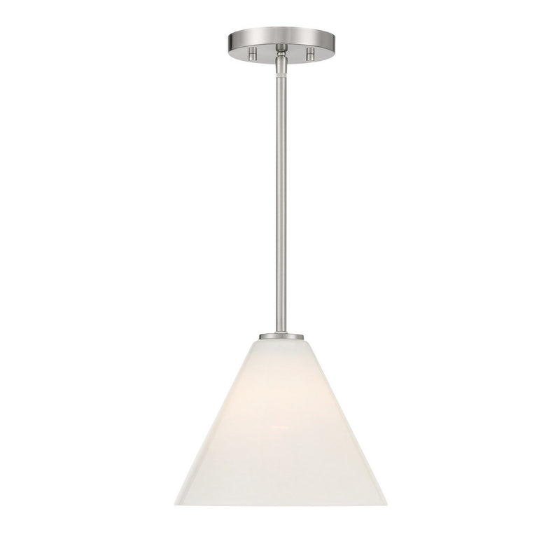 Savoy House 7-4011-1-SN One Light Mini-Pendant, Satin Nickel (6)