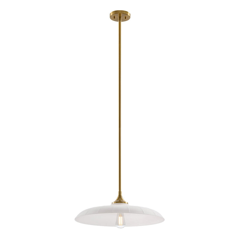 Savoy House 7-4286-1-322 One Light Pendant, Warm Brass (4)