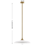 Savoy House 7-4286-1-322 One Light Pendant, Warm Brass (5)