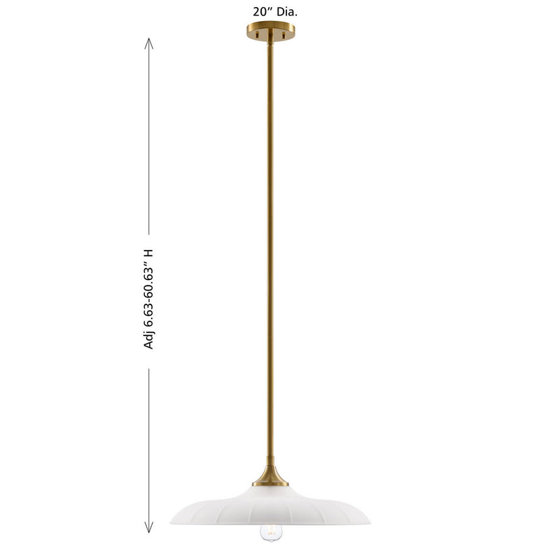 Savoy House 7-4286-1-322 One Light Pendant, Warm Brass (5)