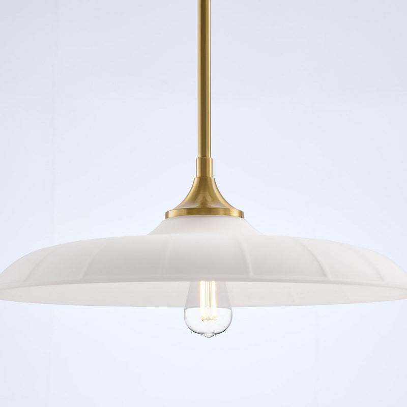 Savoy House 7-4286-1-322 One Light Pendant, Warm Brass (6)