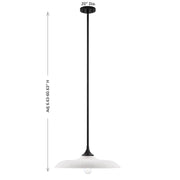 Savoy House 7-4286-1-89 One Light Pendant, Matte Black (6)