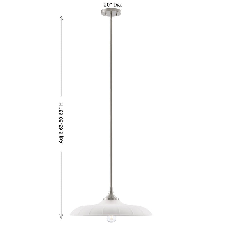 Savoy House 7-4286-1-SN One Light Pendant, Satin Nickel (6)
