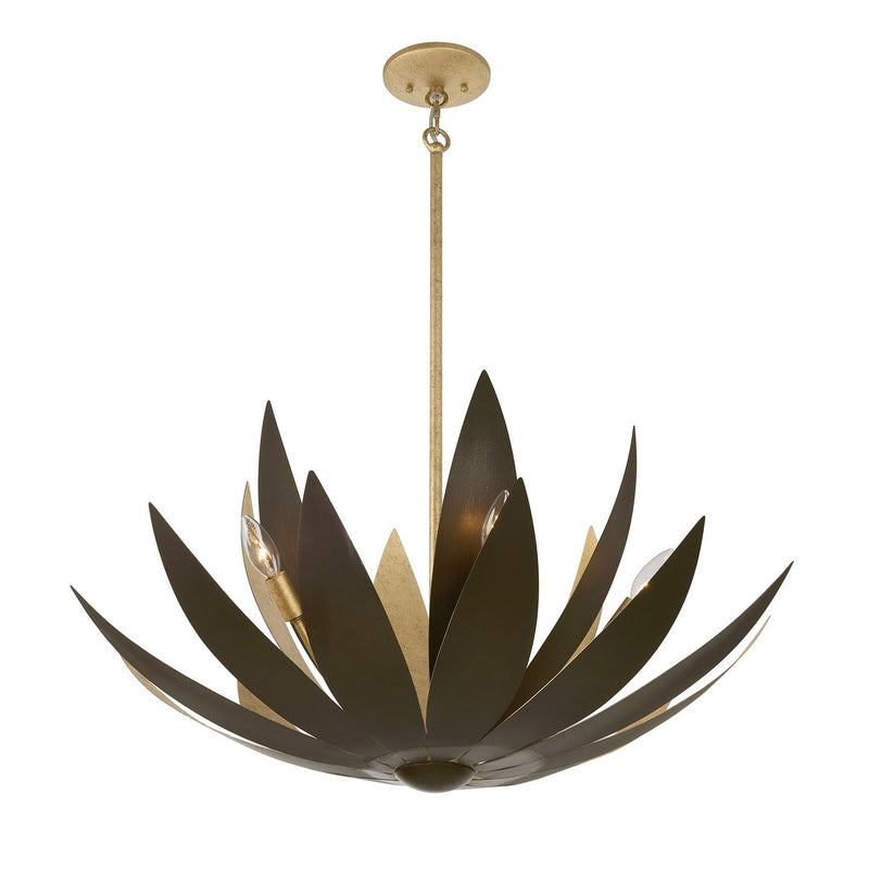 Savoy House 7-4628-6-24 Six Light Pendant, Centura/Burnished Gold (4)