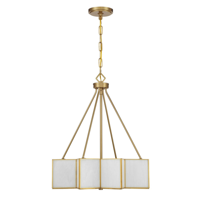 Savoy House 7-5988-3-322 Three Light Pendant, Warm Brass (2)