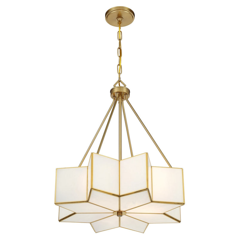 Savoy House 7-5988-3-322 Three Light Pendant, Warm Brass (4)