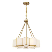 Savoy House 7-5988-3-322 Three Light Pendant, Warm Brass (5)