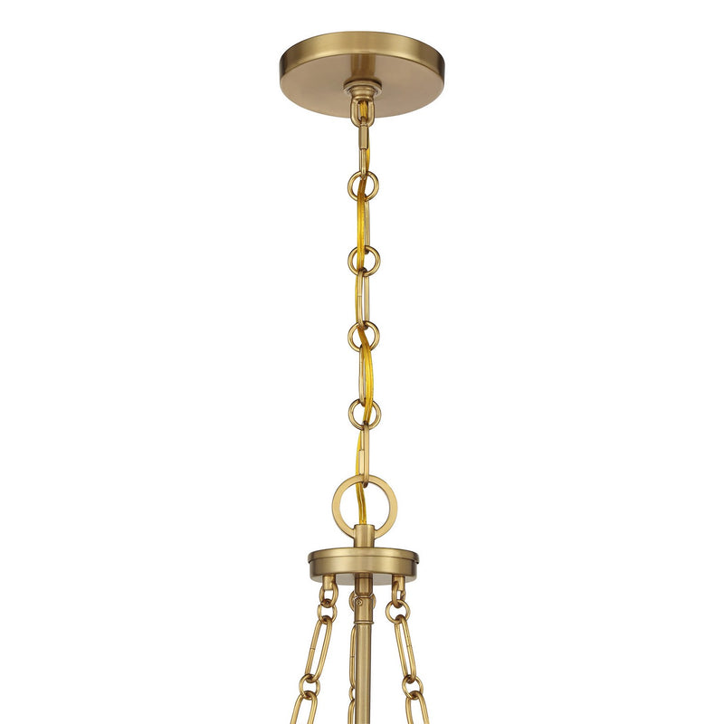 Savoy House 7-5988-3-322 Three Light Pendant, Warm Brass (6)