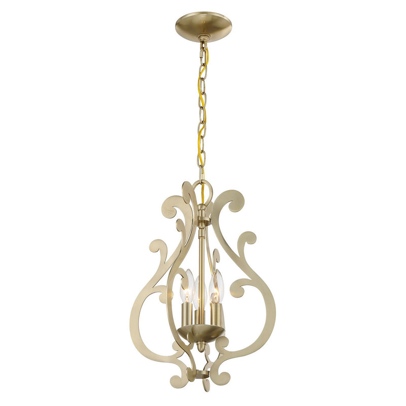 Savoy House 7-6095-3-127 Three Light Pendant, Noble Brass (3)