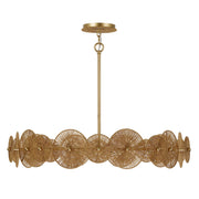 Savoy House 7-6381-5-60 Five Light Pendant, Distressed Gold (2)