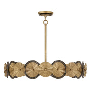 Savoy House 7-6384-5-61 Five Light Pendant, Distressed Gold/Bronze (2)