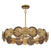 Savoy House 7-6384-5-61 Five Light Pendant, Distressed Gold/Bronze (3)