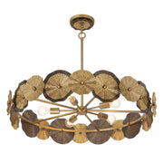 Savoy House 7-6384-5-61 Five Light Pendant, Distressed Gold/Bronze (4)