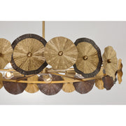 Savoy House 7-6384-5-61 Five Light Pendant, Distressed Gold/Bronze (5)