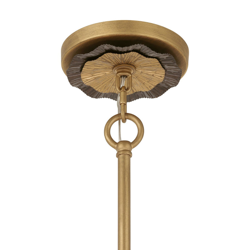 Savoy House 7-6384-5-61 Five Light Pendant, Distressed Gold/Bronze (6)