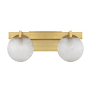 Savoy House 8-1017-2-322 Two Light Bathroom Vanity, Warm Brass (2)