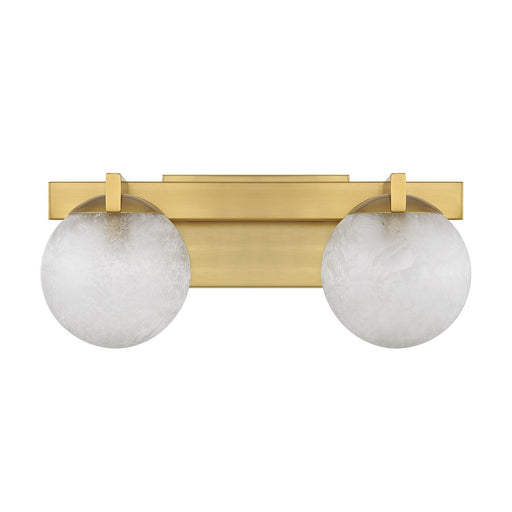 Savoy House 8-1017-2-322 Two Light Bathroom Vanity, Warm Brass (2)