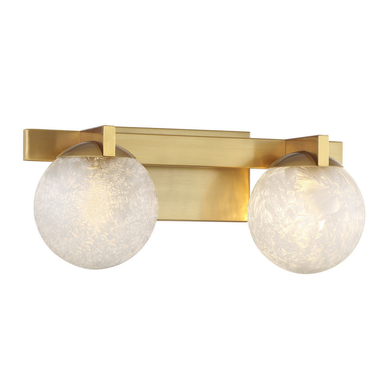 Savoy House 8-1017-2-322 Two Light Bathroom Vanity, Warm Brass (3)