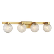 Savoy House 8-1017-4-322 Four Light Bathroom Vanity, Warm Brass (3)
