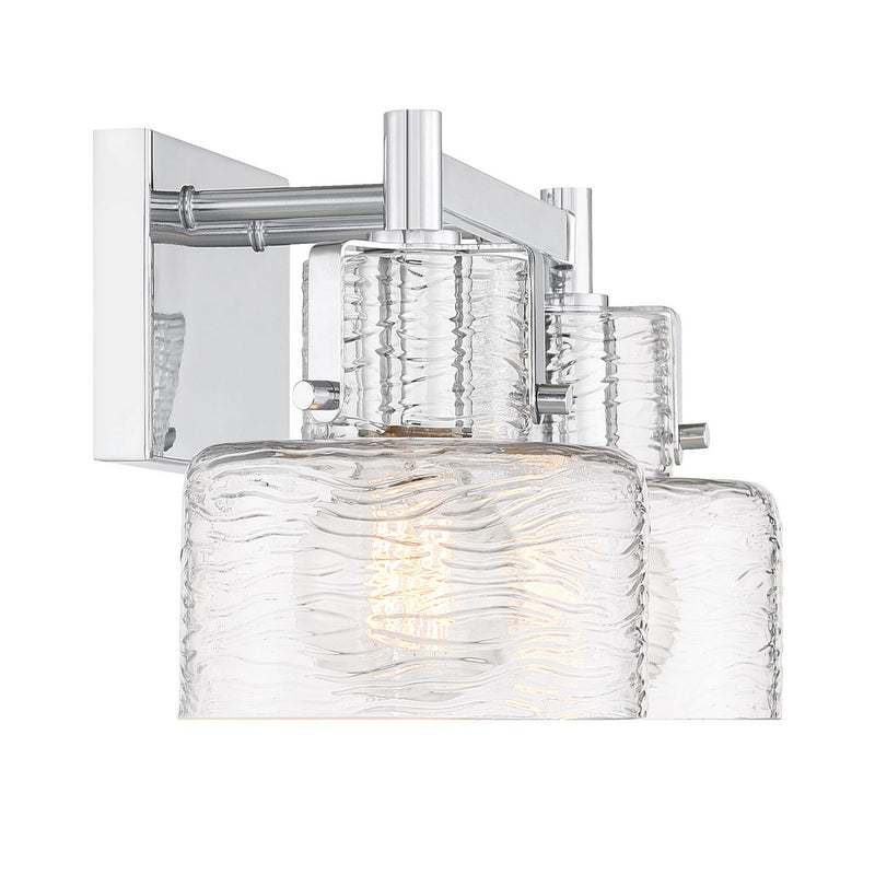 Savoy House 8-1030-2-11 Two Light Bathroom Vanity, Chrome (5)