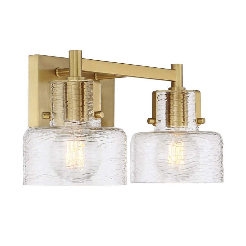 Savoy House 8-1030-2-322 Two Light Bathroom Vanity, Warm Brass (4)