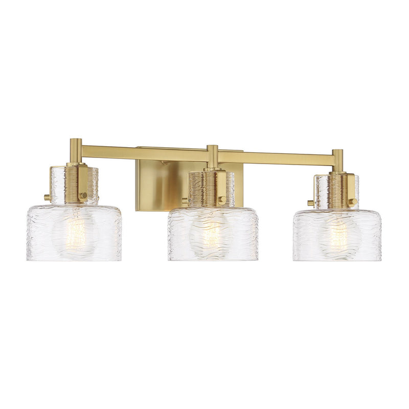 Savoy House 8-1030-3-322 Three Light Bathroom Vanity, Warm Brass (3)