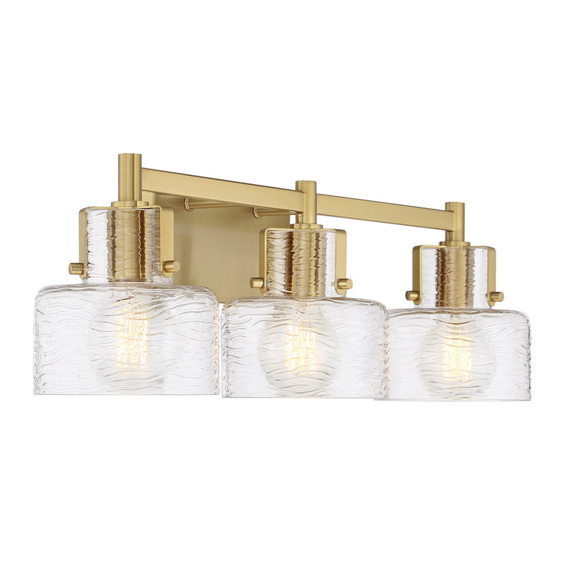 Savoy House 8-1030-3-322 Three Light Bathroom Vanity, Warm Brass (4)