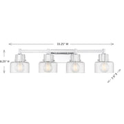 Savoy House 8-1030-4-11 Four Light Bathroom Vanity, Chrome (6)