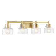 Savoy House 8-1030-4-322 Four Light Bathroom Vanity, Warm Brass (3)