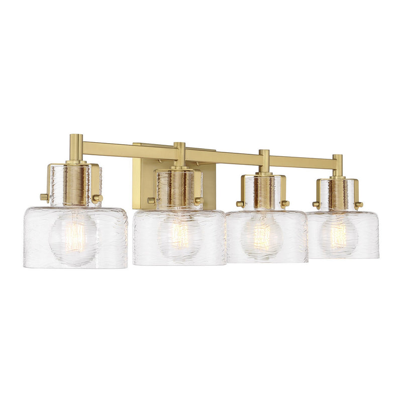 Savoy House 8-1030-4-322 Four Light Bathroom Vanity, Warm Brass (4)