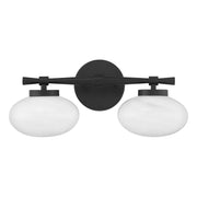 Savoy House 8-1050-2-BK Two Light Bathroom Vanity, Matte Black (2)