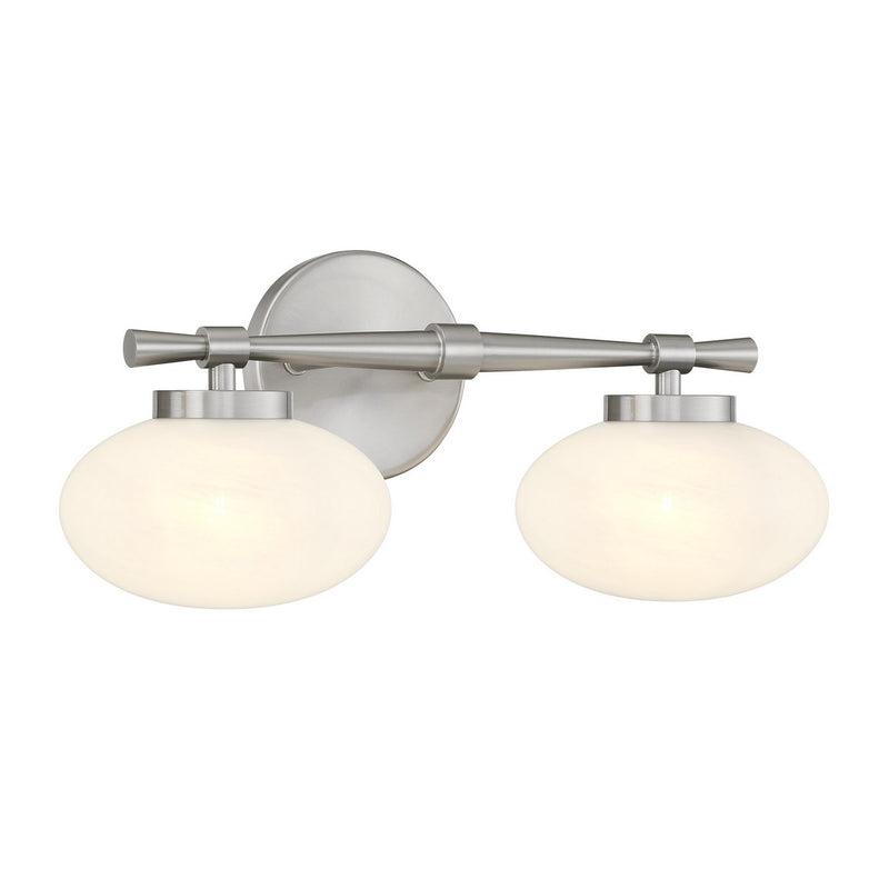 Savoy House 8-1050-2-SN Two Light Bathroom Vanity, Satin Nickel (3)