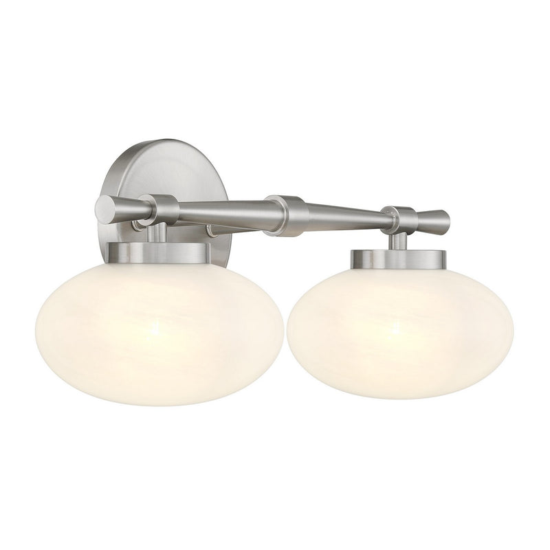 Savoy House 8-1050-2-SN Two Light Bathroom Vanity, Satin Nickel (4)